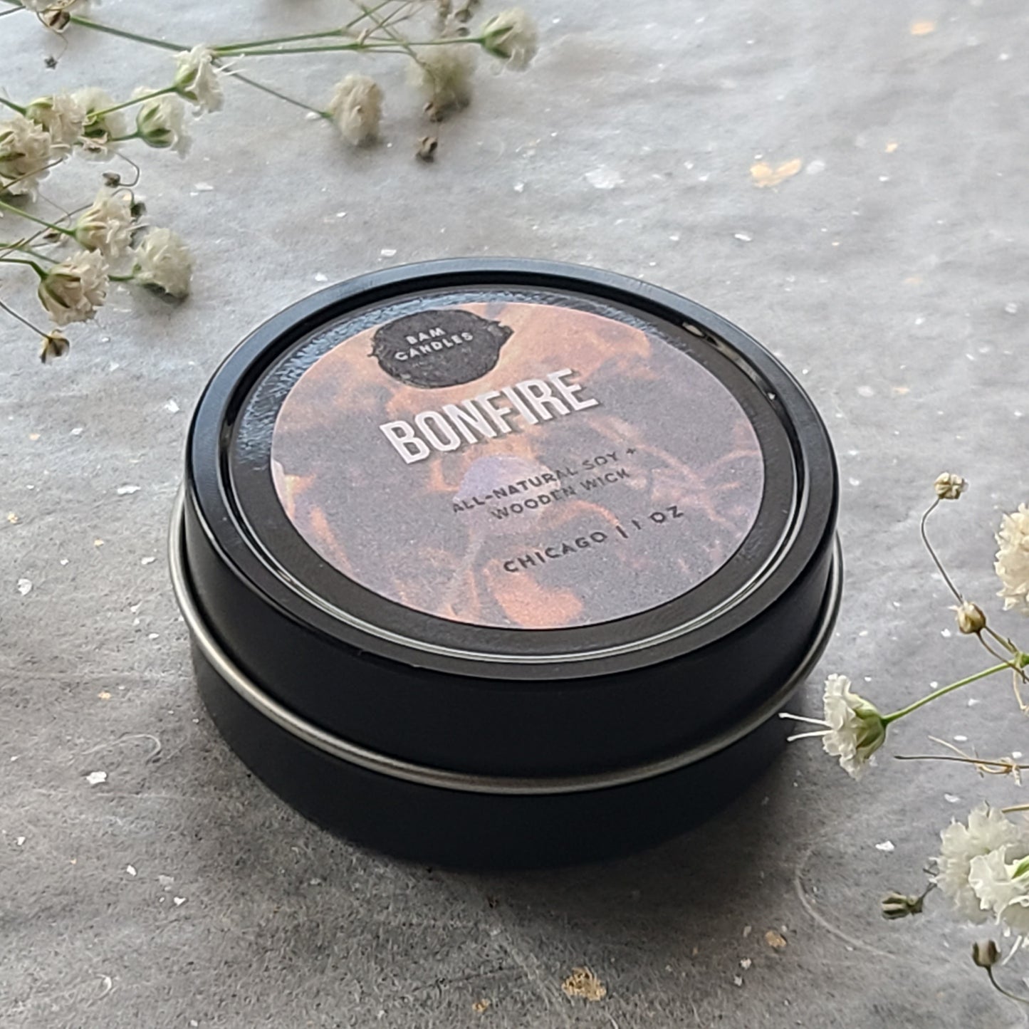 "BONFIRE" *BAM* SOY CANDLE