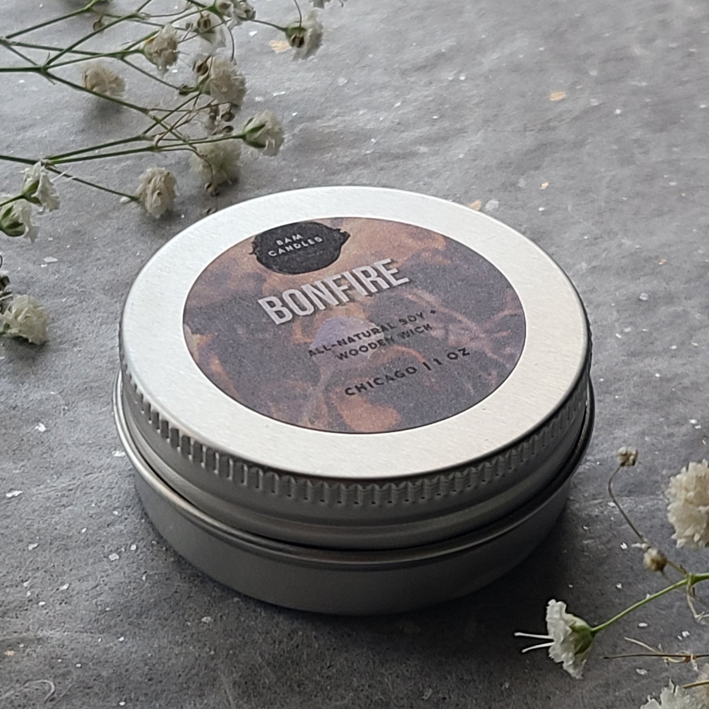 "BONFIRE" *BAM* SOY CANDLE