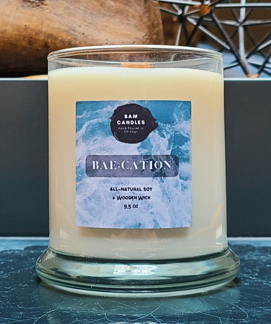 BAE-CATION- *BAM* SOY CANDLE
