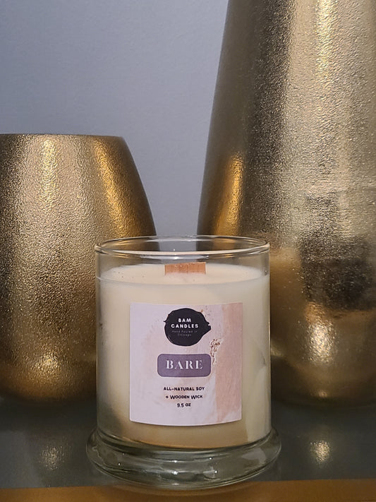 "BARE" *BAM* SOY CANDLE