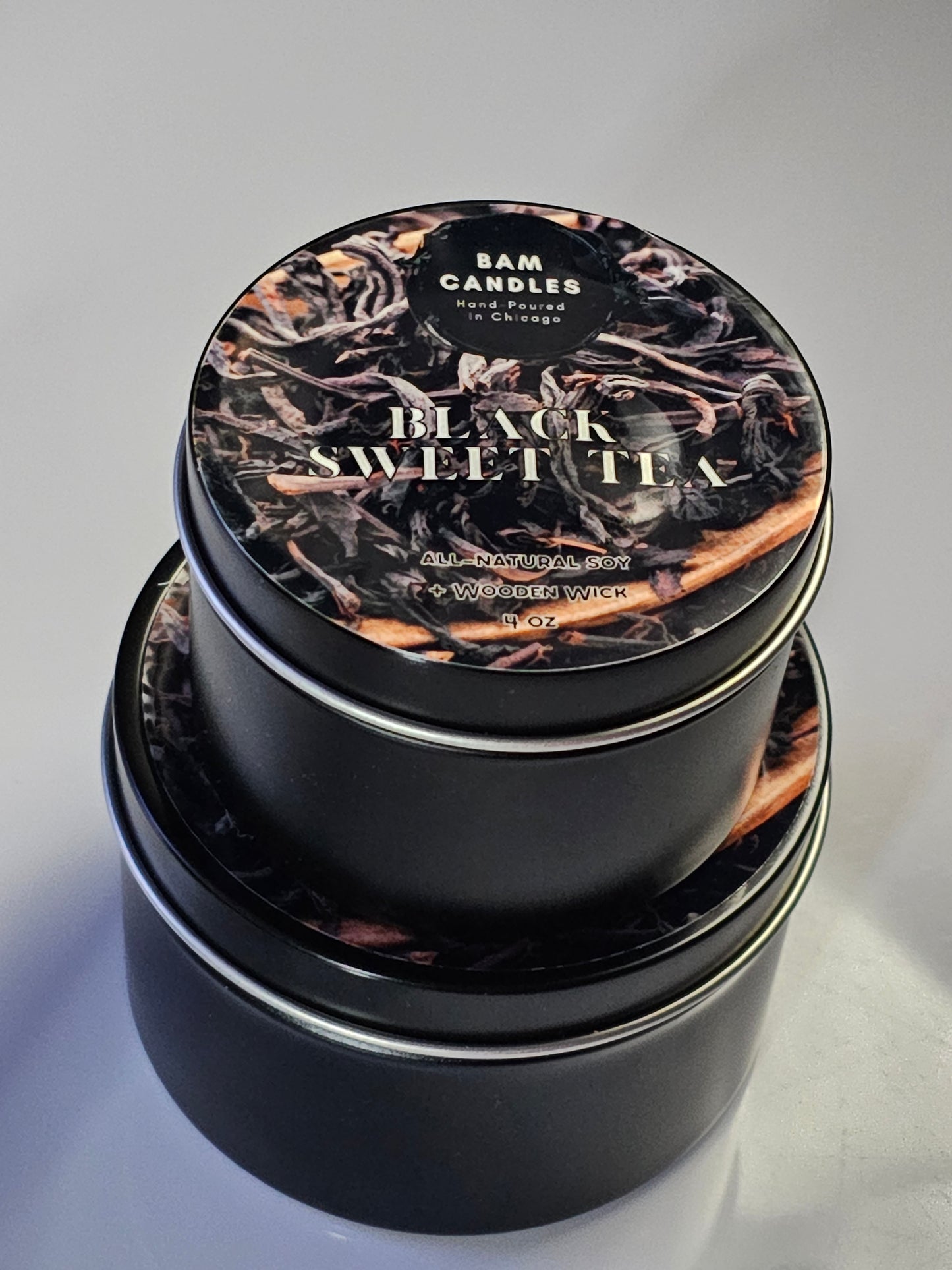 "BLACK SWEET TEA" *BAM* SOY CANDLE