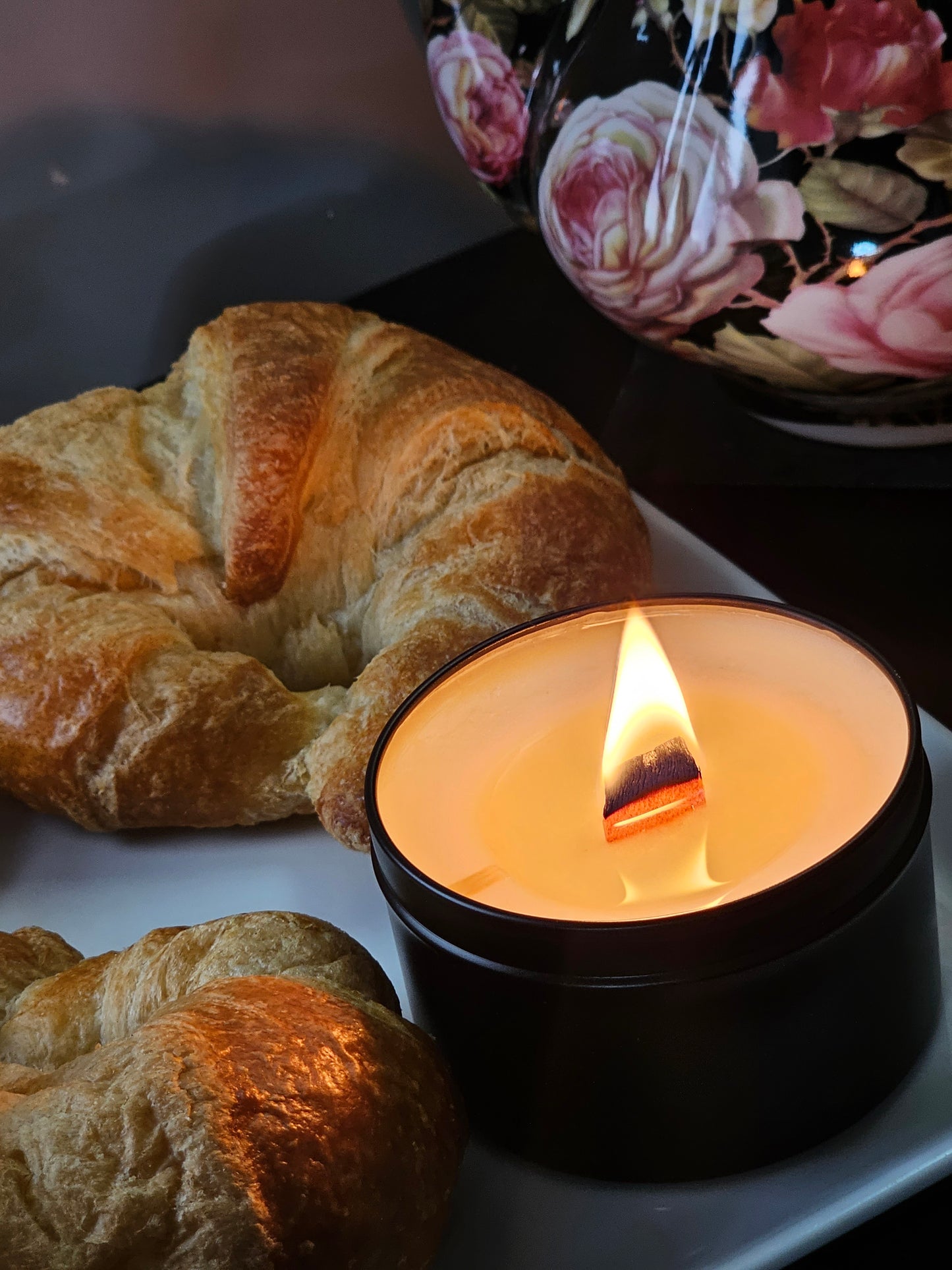 "BUTTERED CROISSANT" *BAM* SOY CANDLE