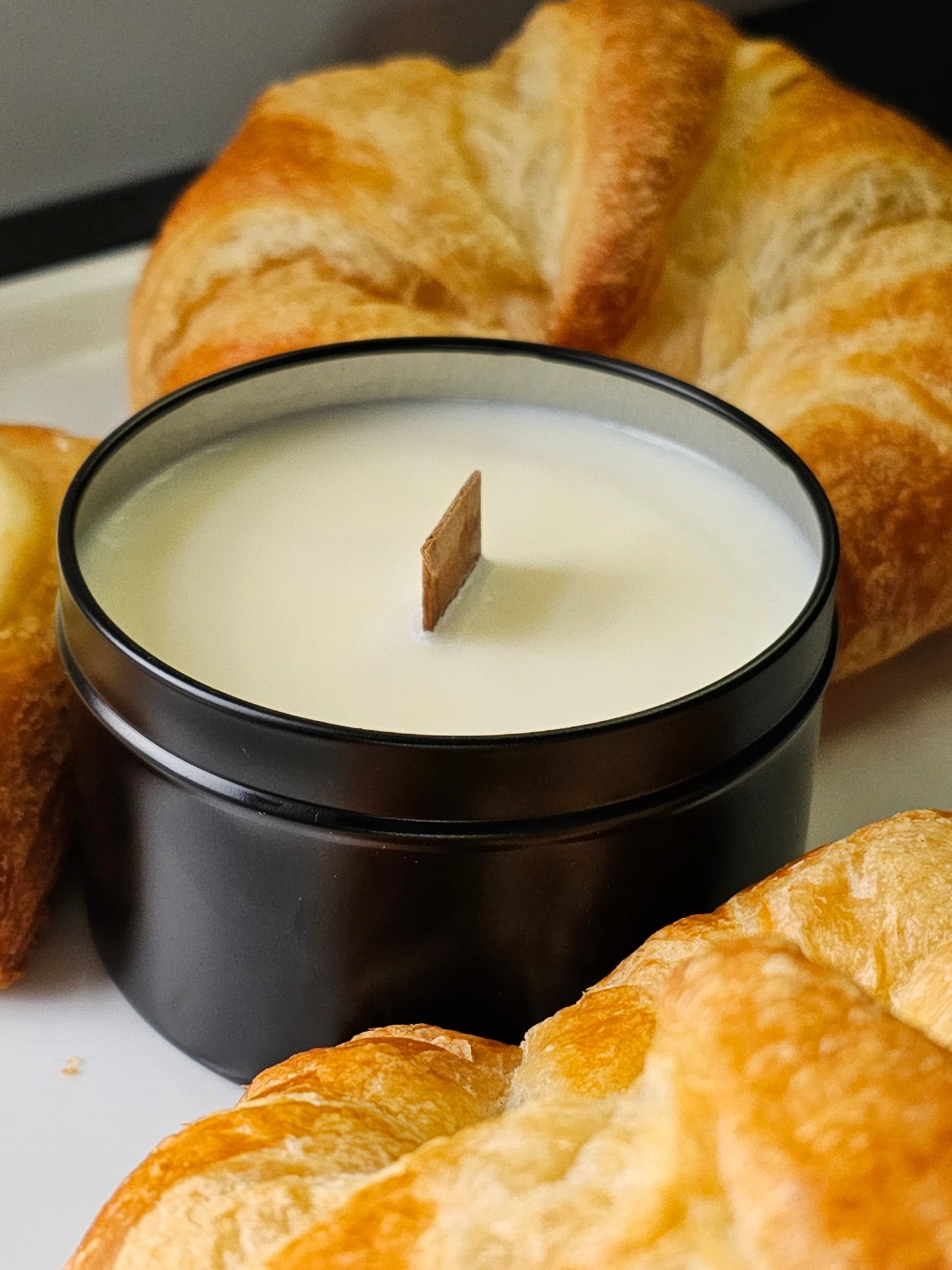 "BUTTERED CROISSANT" *BAM* SOY CANDLE